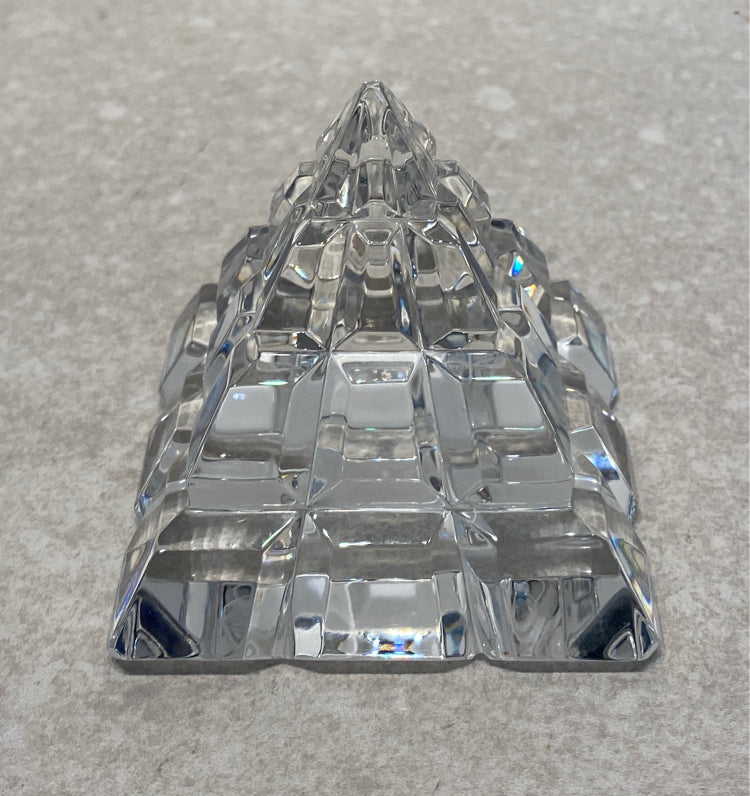 Waterford Pyramid Paperweight