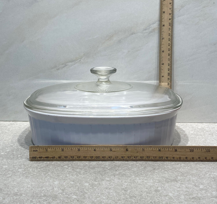 Covered Corningware Bowl