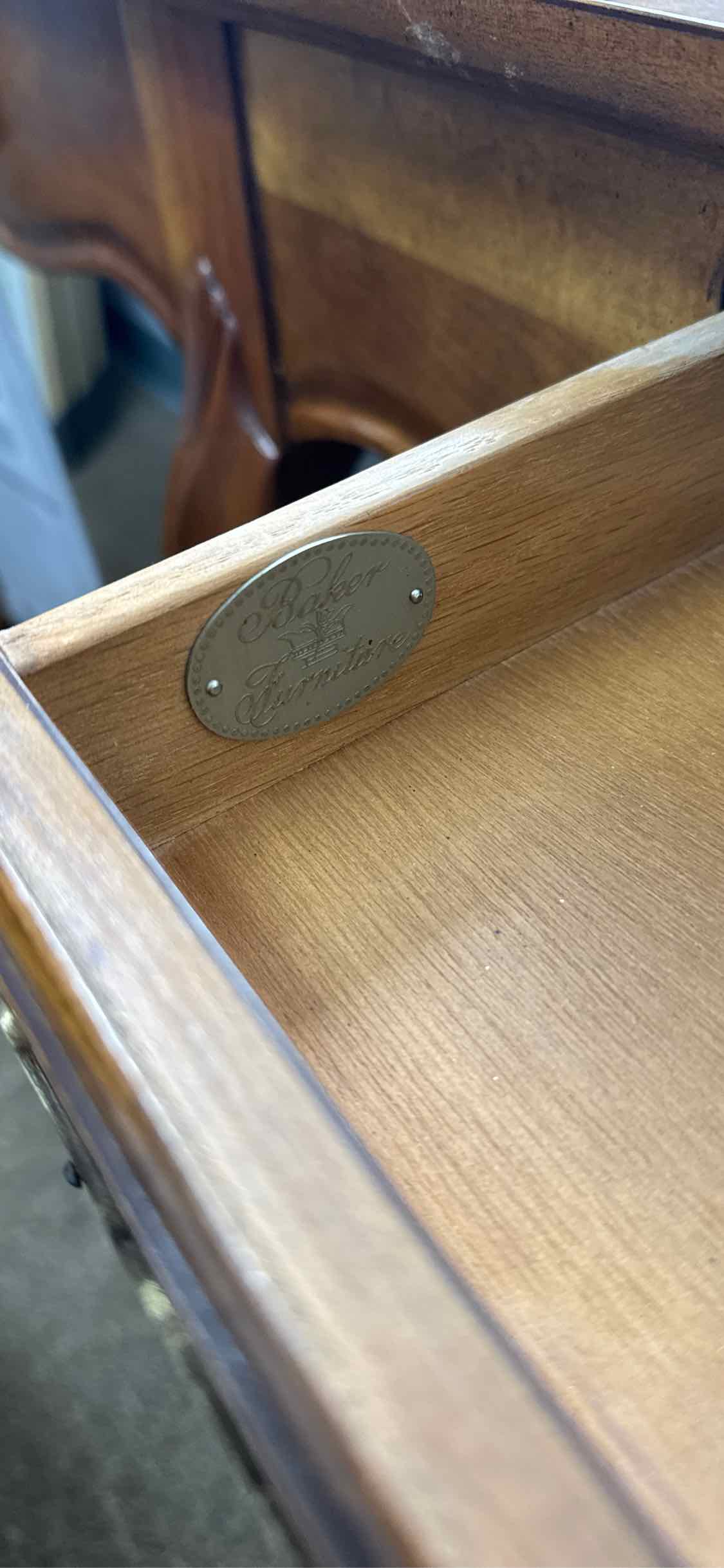 Baker Furniture 2 Drawer Sofa Table