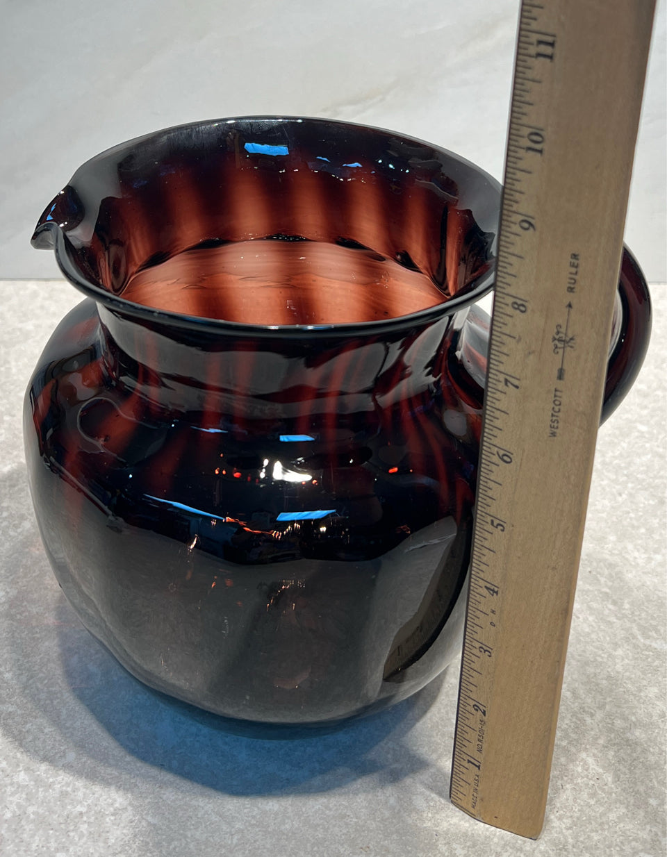 Blown Glass Pitcher