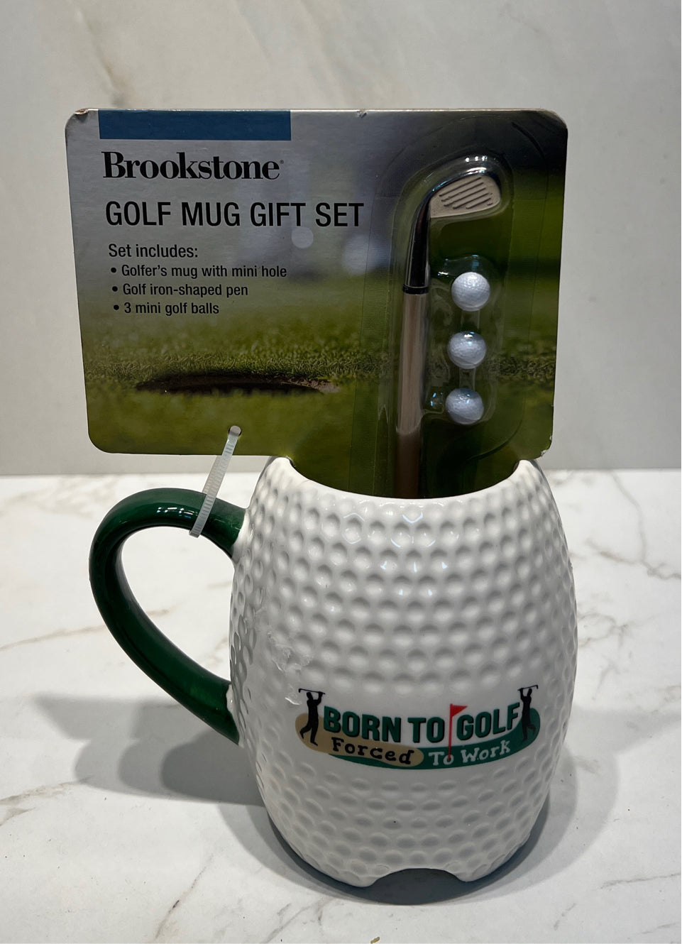 Brookstone Golf Mug Set