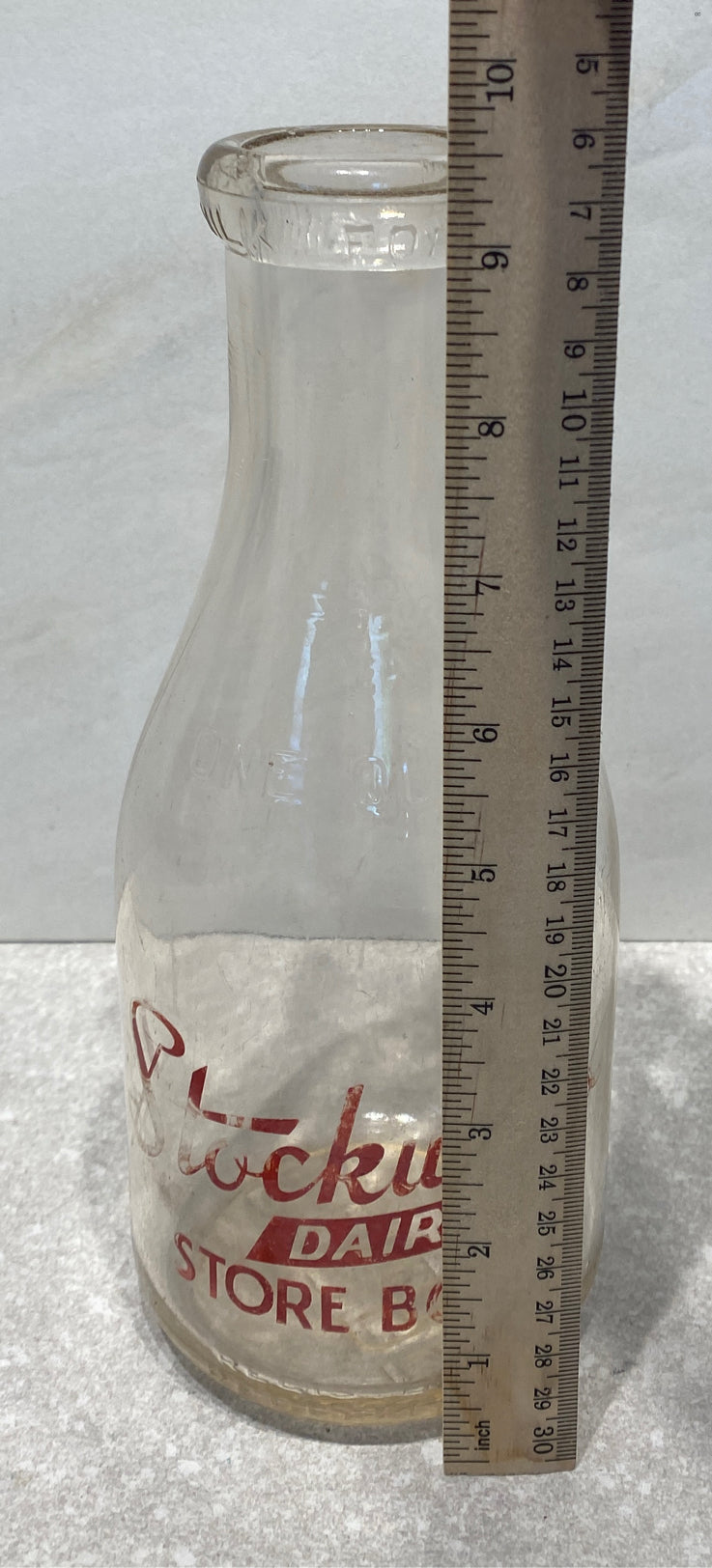 Stockwells's Darry, Sutton, MA Bottle