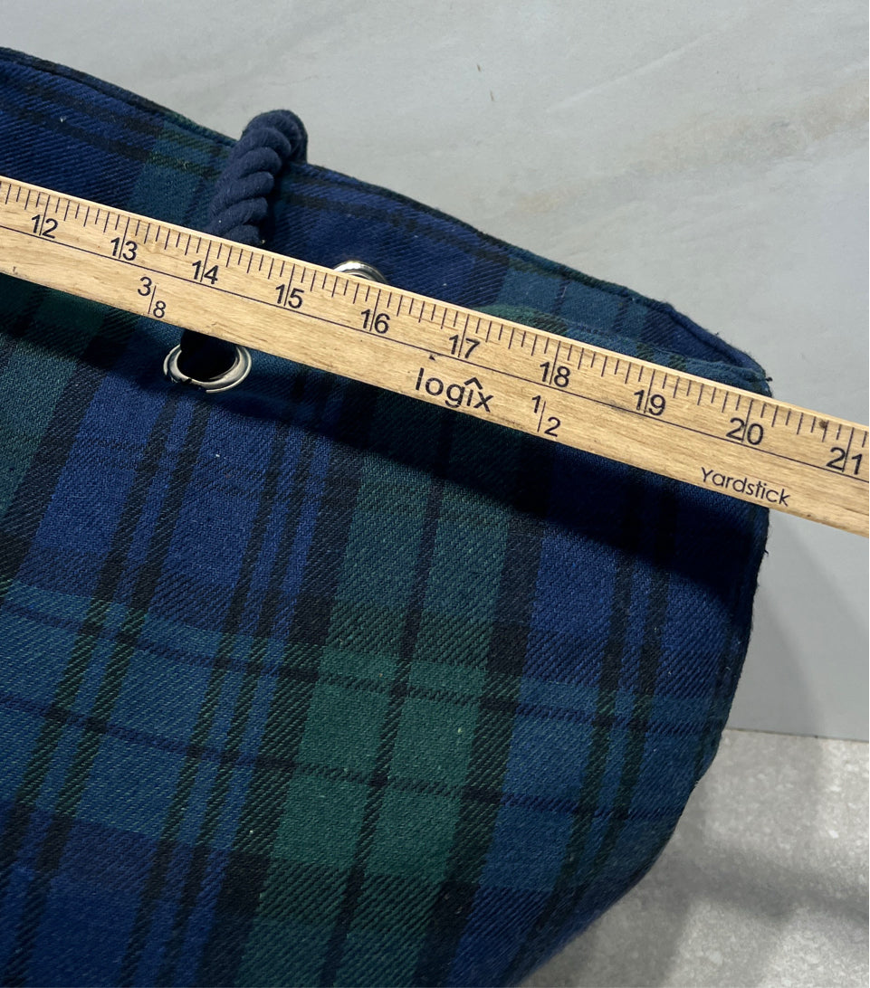 Plaid Tote Bag