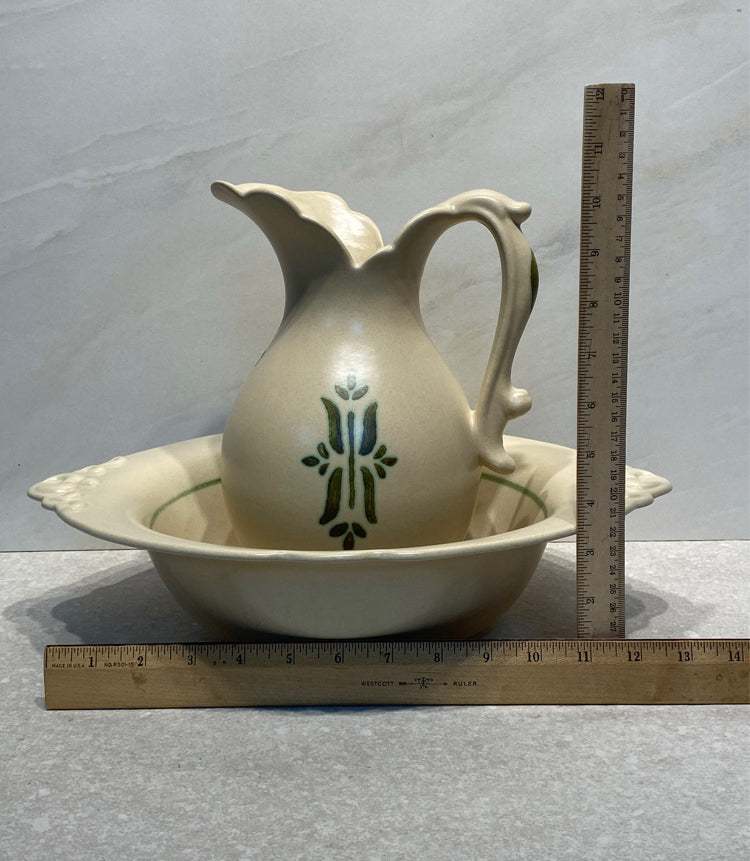 Royal Haeger Pitcher and Bowl