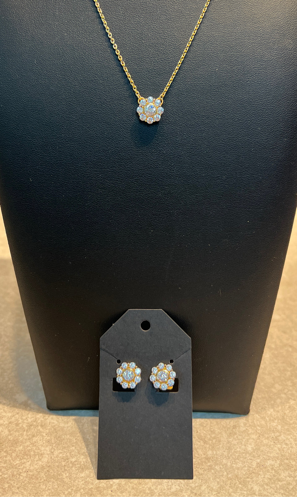 Sterling Judith Ripka Necklace and Earrings