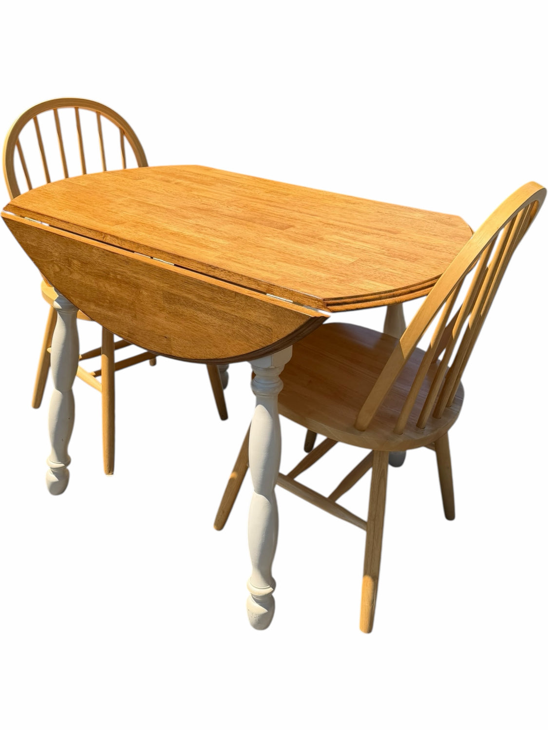 Drop Leaf Table And 2 Chairs