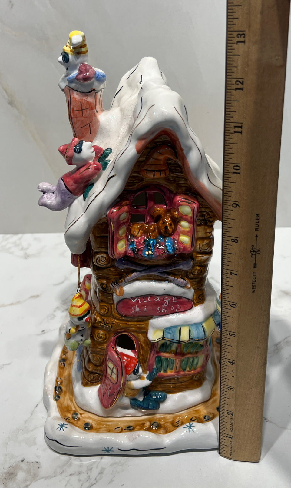 Ski Shop Candleholder