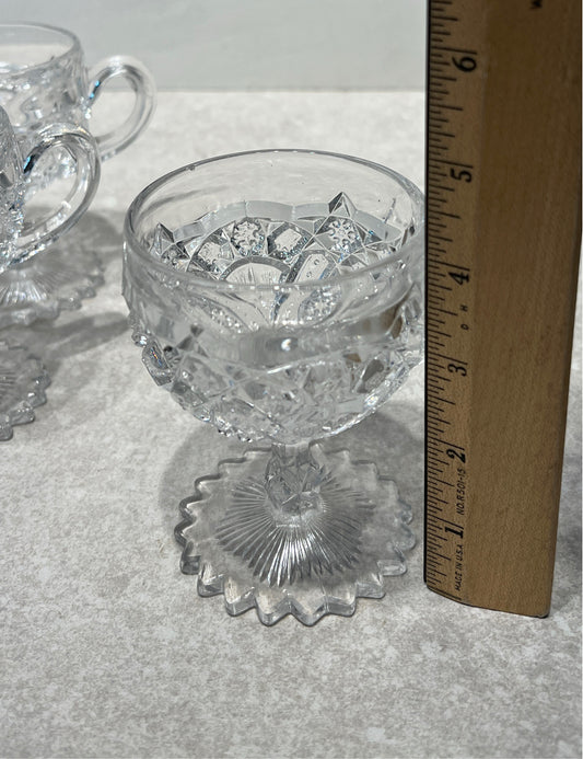 Set of 9 Cambridge Cups