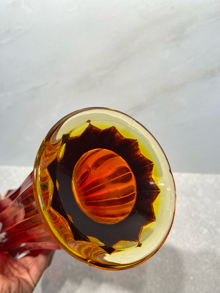 Amberina Vase