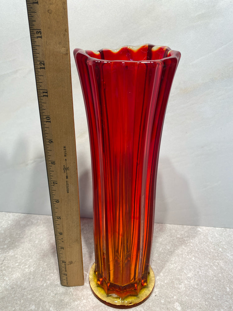 Amberina Vase