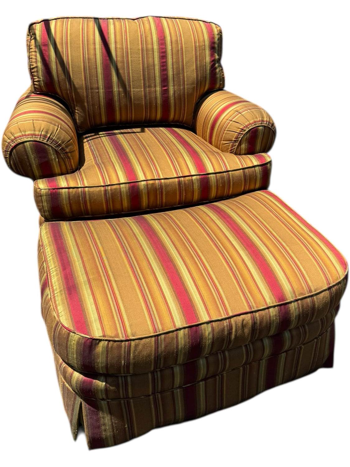 Rudin Upholstered Chair and Ottoman