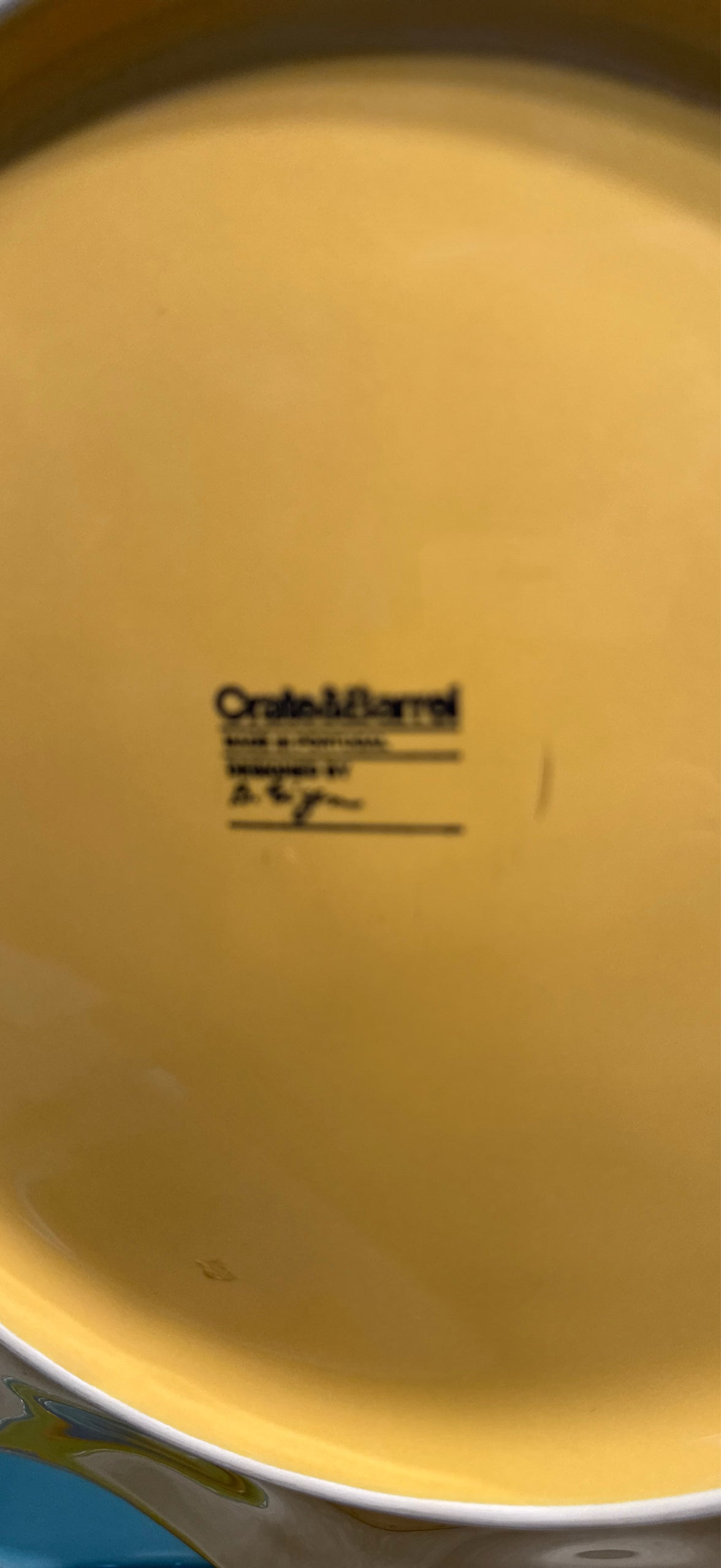 Set of 8 Crate And Barrel Plates