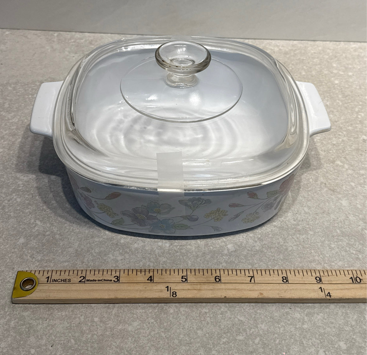 Covered Corningware Casserole