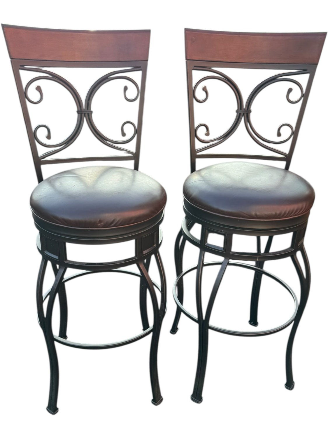 Set of 2 Swivel Stools