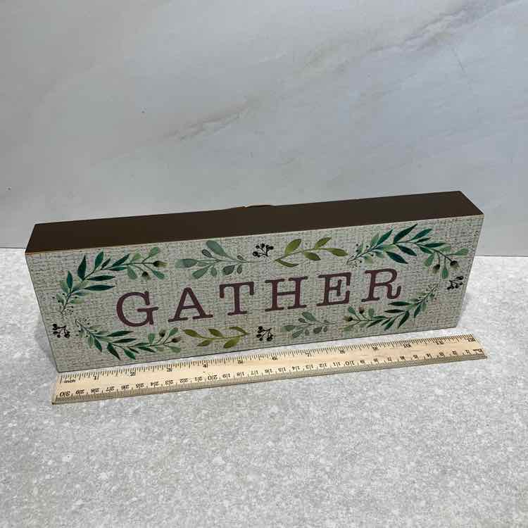 Gather Box Sign