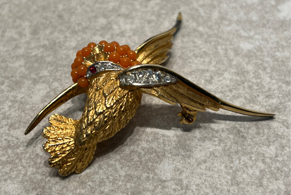 Boucher Bird Pin - as is