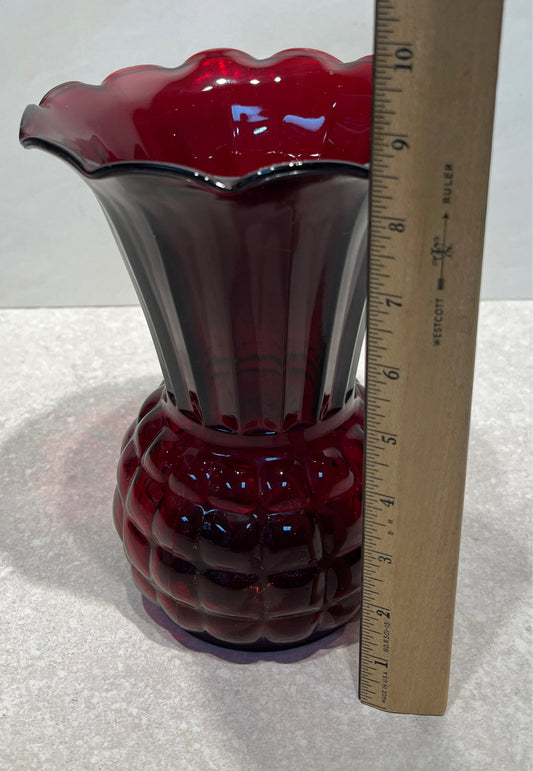 Red Vase