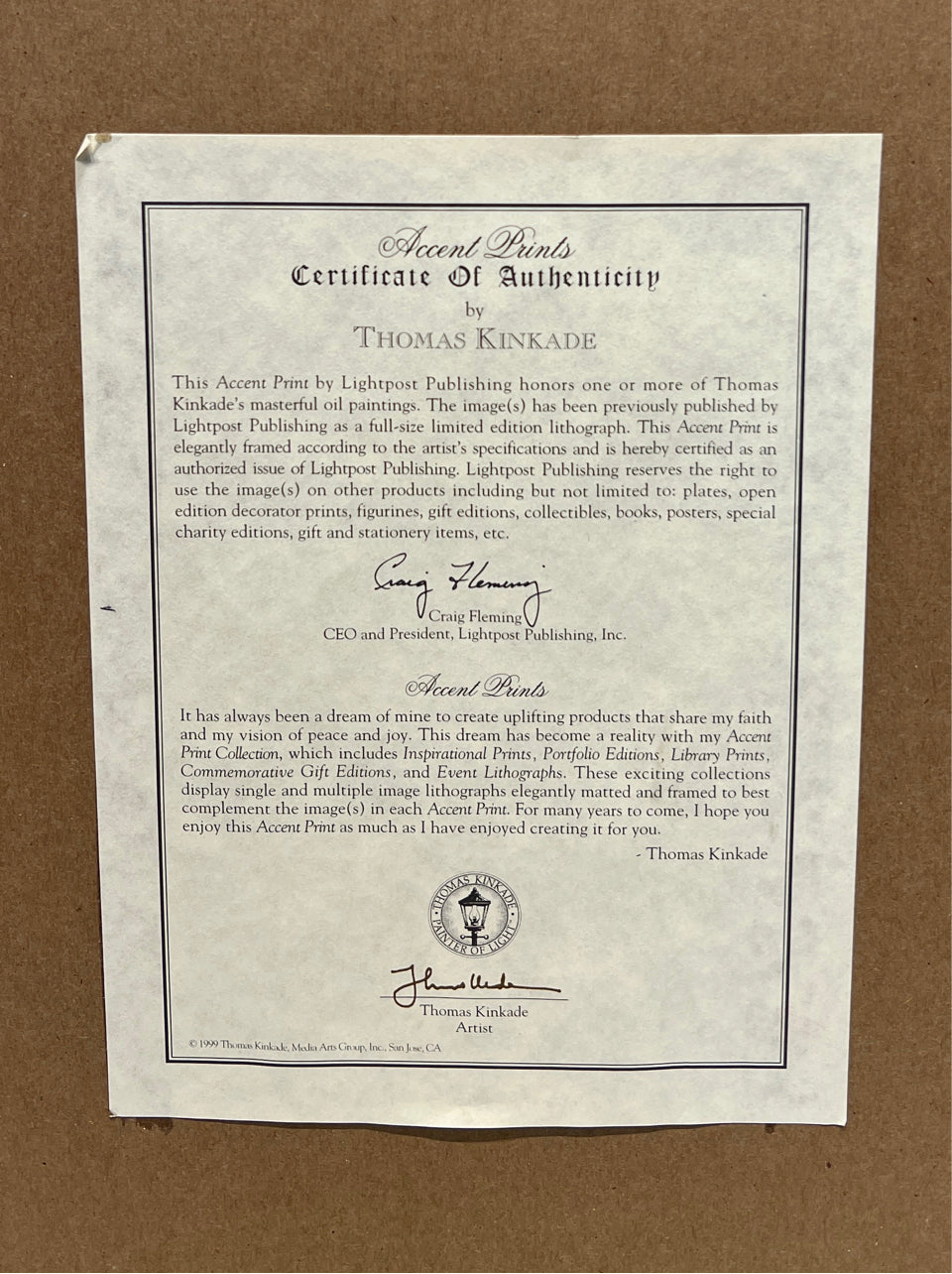 Thomas Kinkade Picture