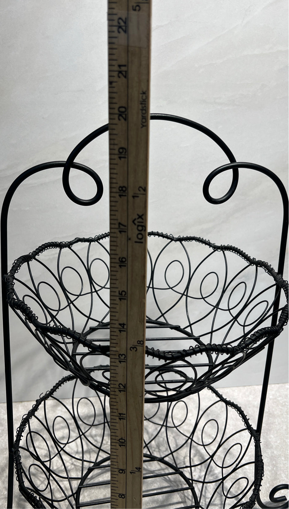 2 Tier Metal Basket