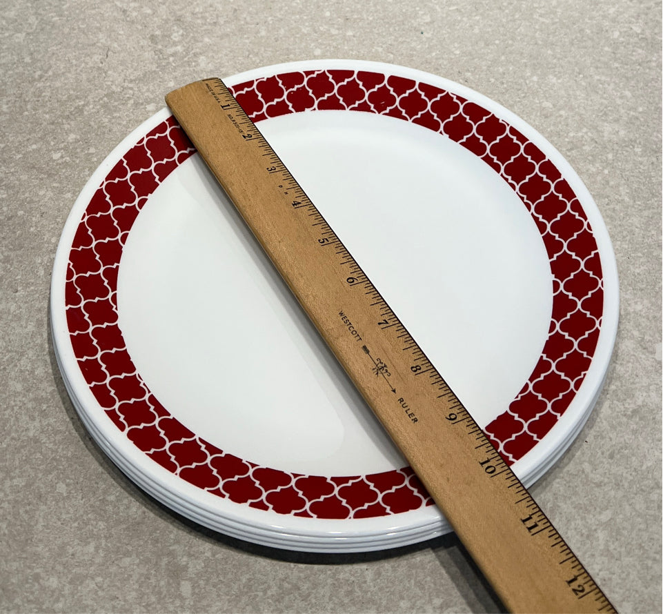 Set if 4 Corelle Plates
