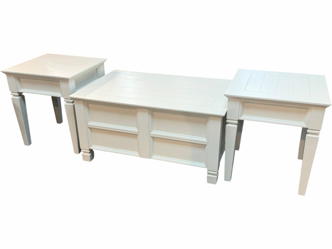 Coffee Table And 2 End Tables