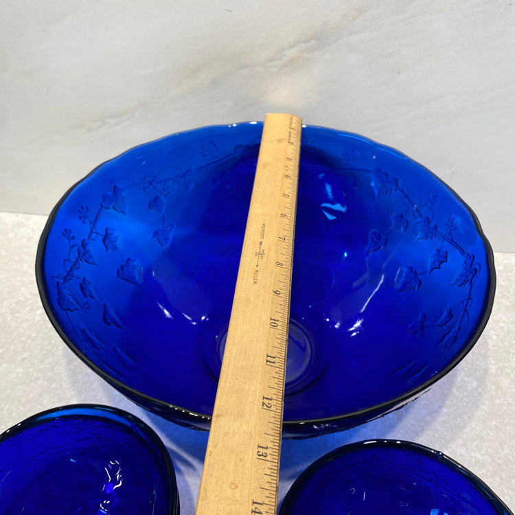 5 Piece Blue Bowl Set