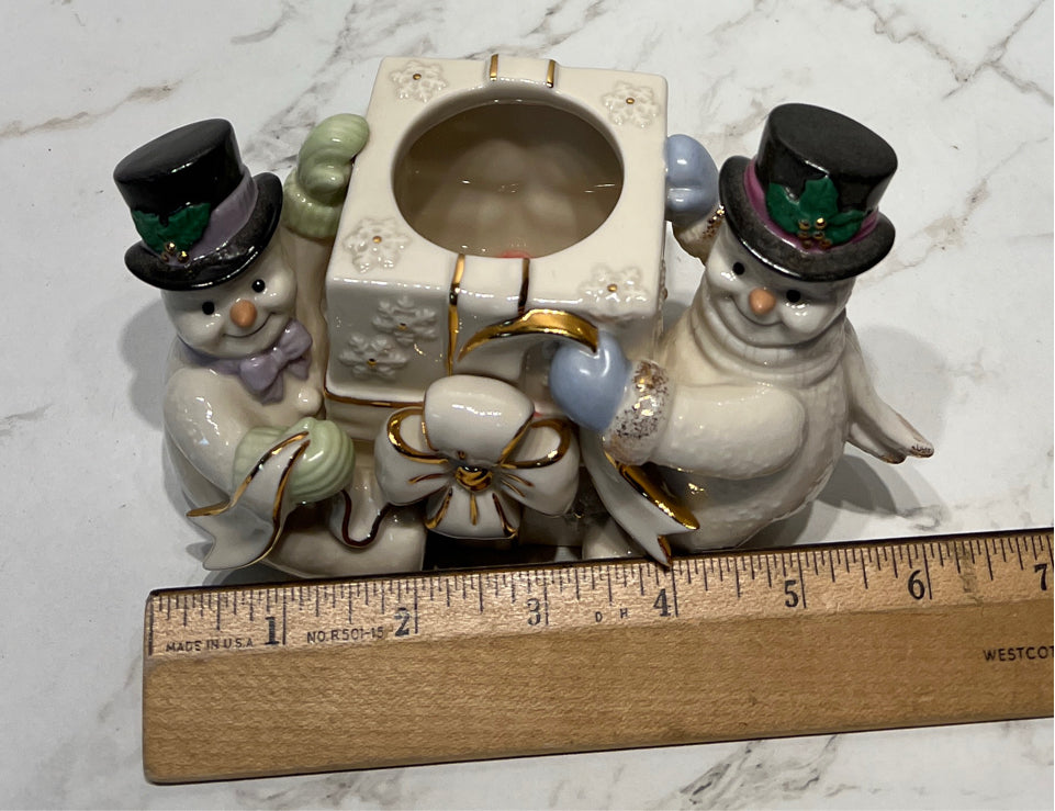 Lenox Snowman Votive Holder