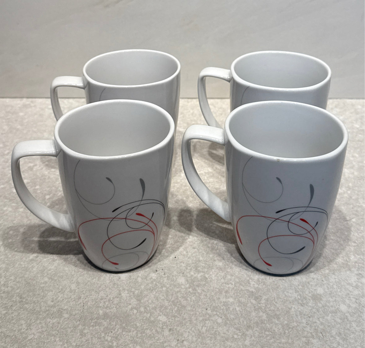 Set of 4 Corelle Mugs