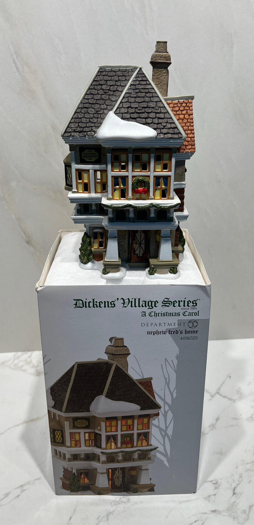 Dept. 56 Nephew Fred's Home
