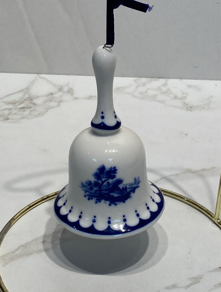 Blue And White Christmas Ornament