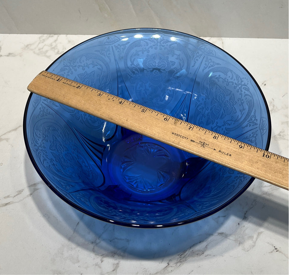Royal Lace Cobalt Blue Bowl