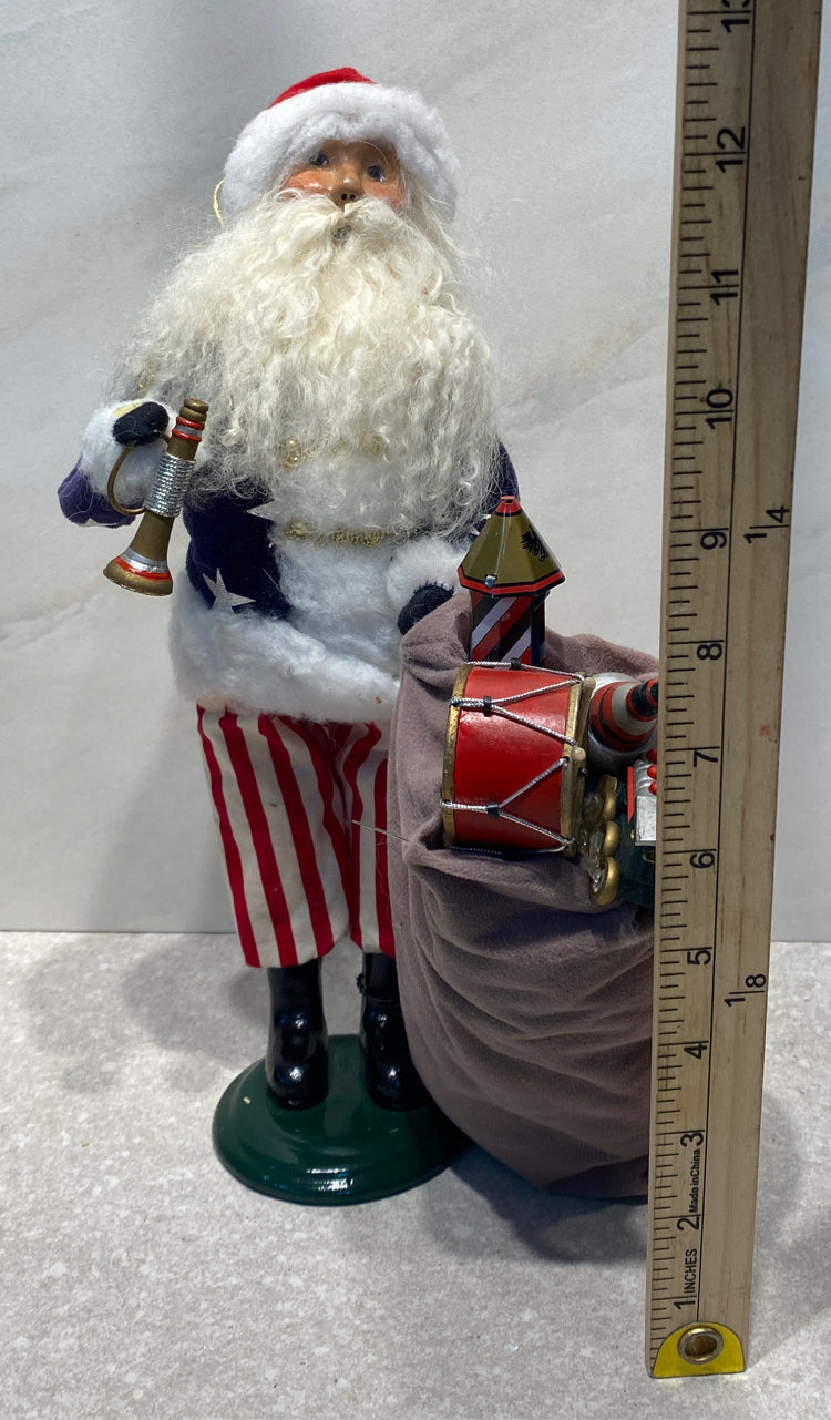Byer's Choice Patriotic Santa