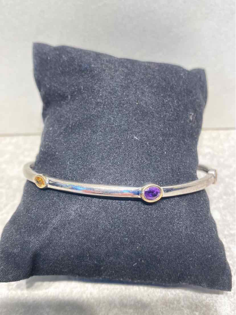 14K and Sterling Bracelet