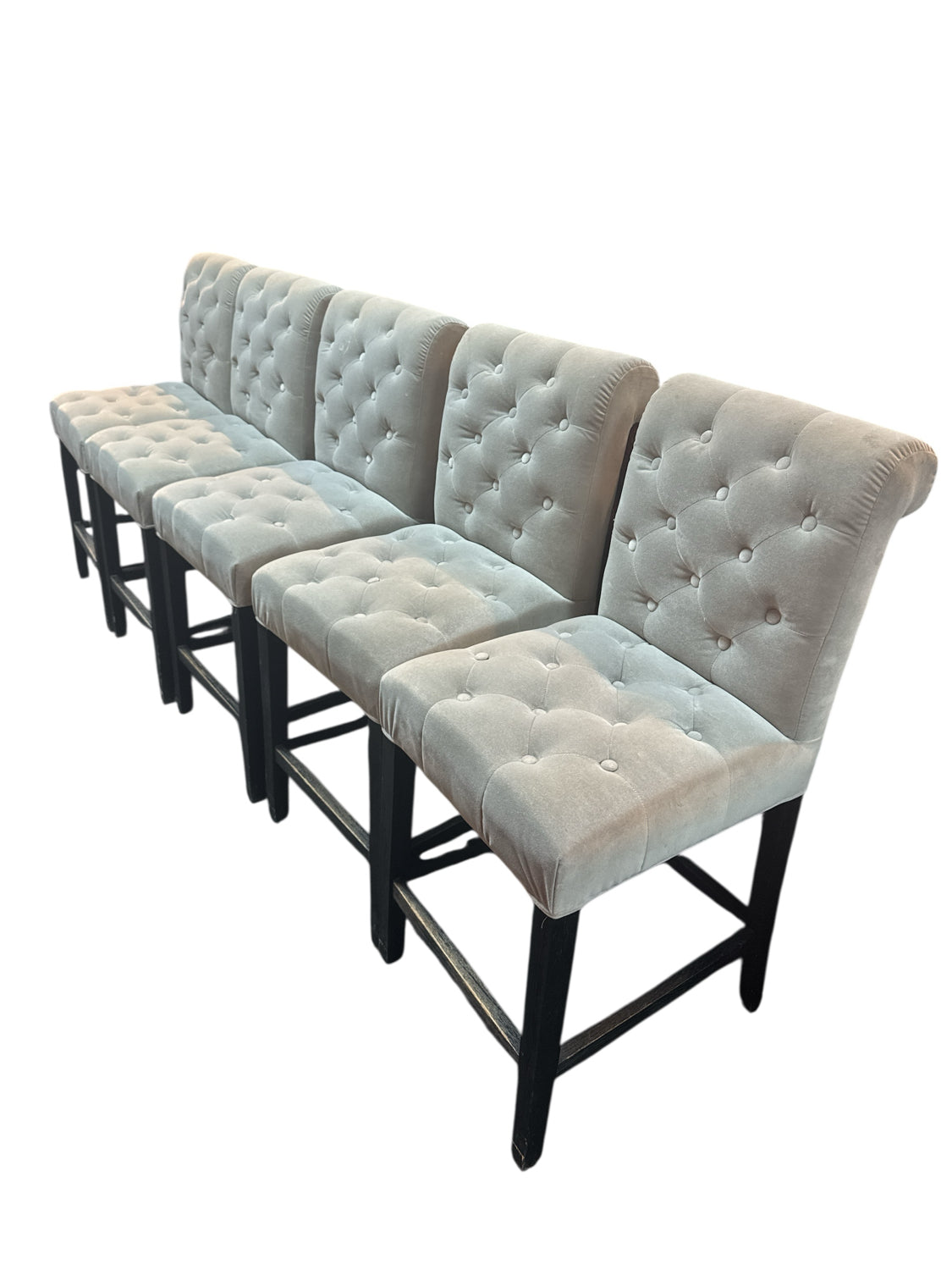 Set of 5 Restoration Hardware Counter Stools