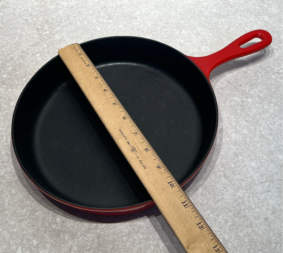 Country Cottage Red Frying Pan