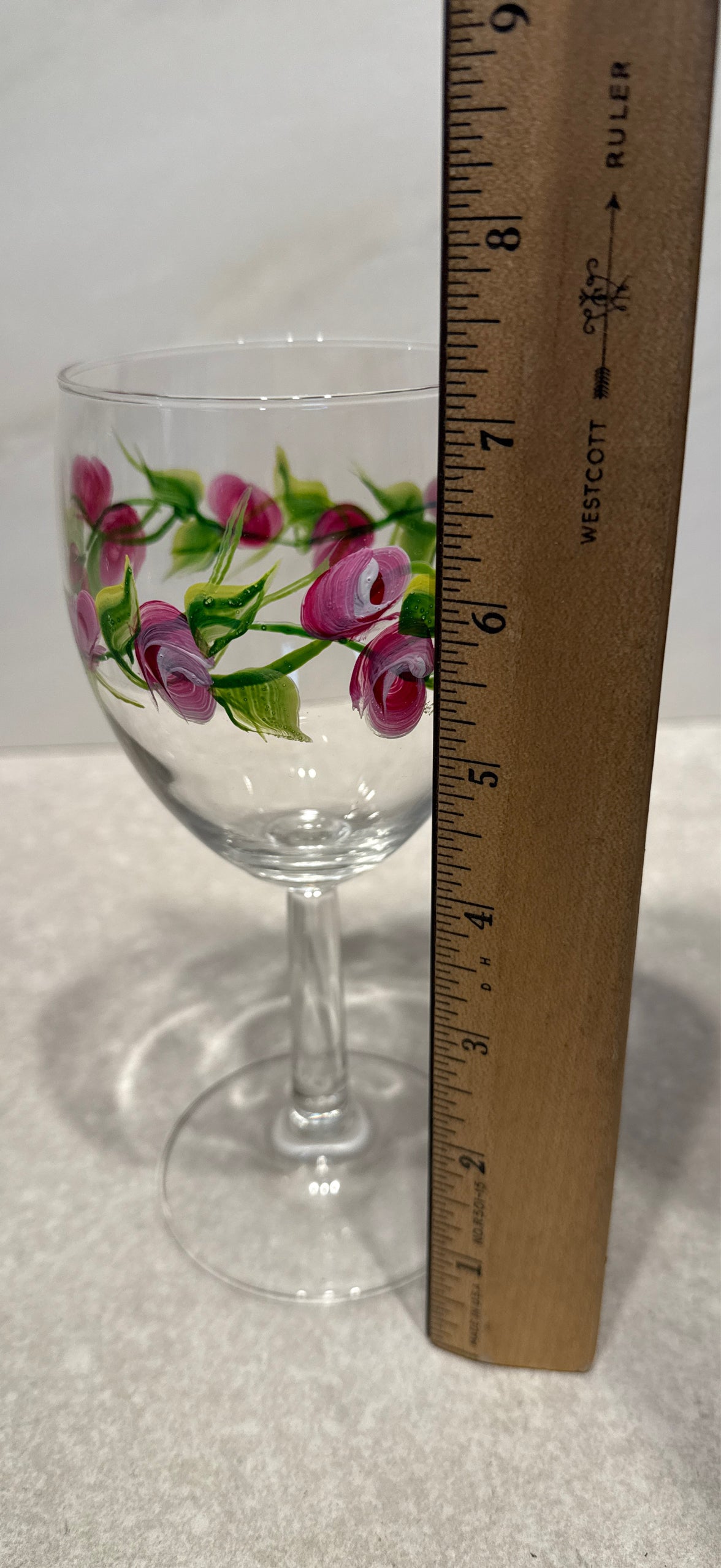 Set of 4 Handpainted Glasses