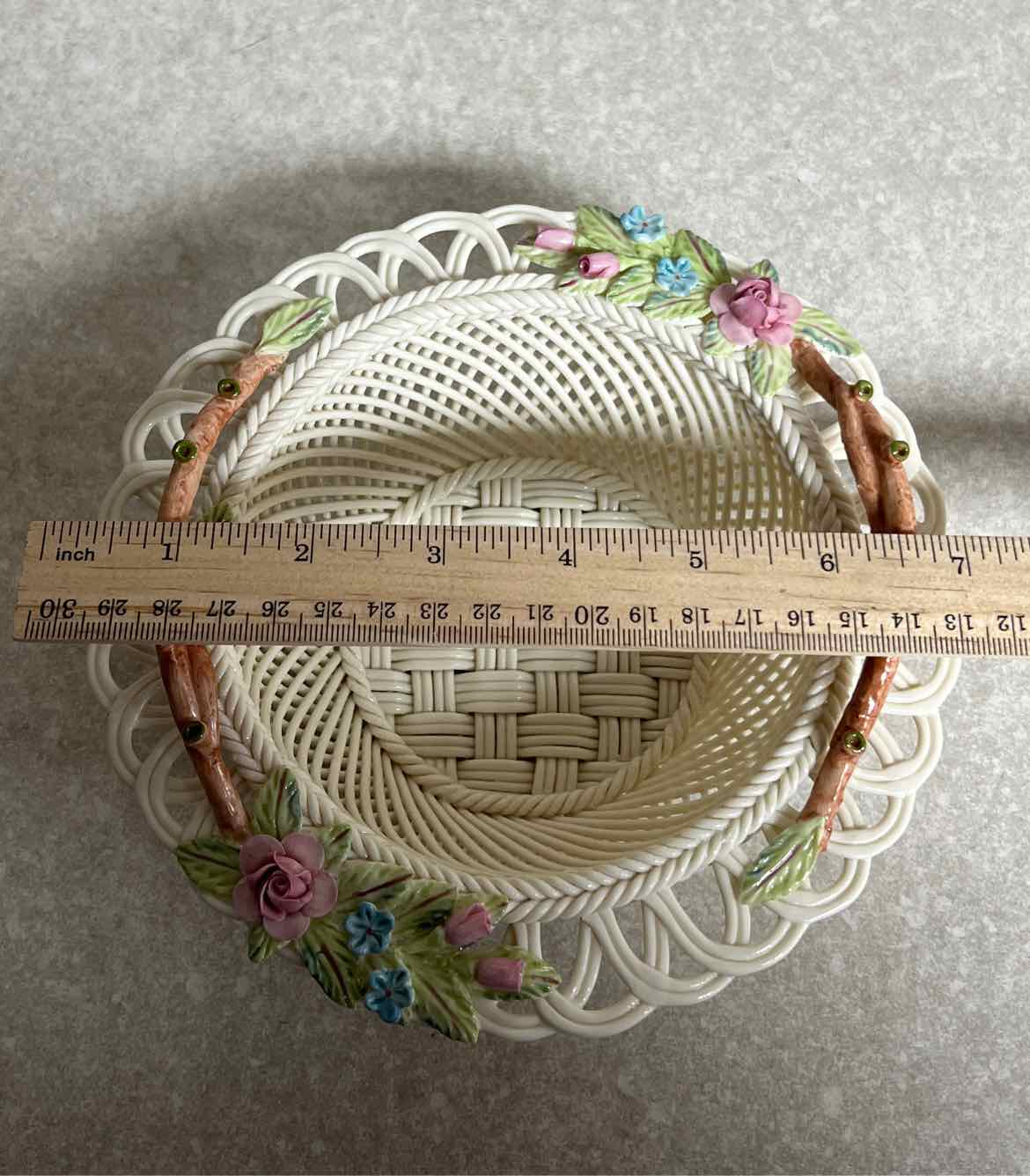 Belleek Summer Garden Basket