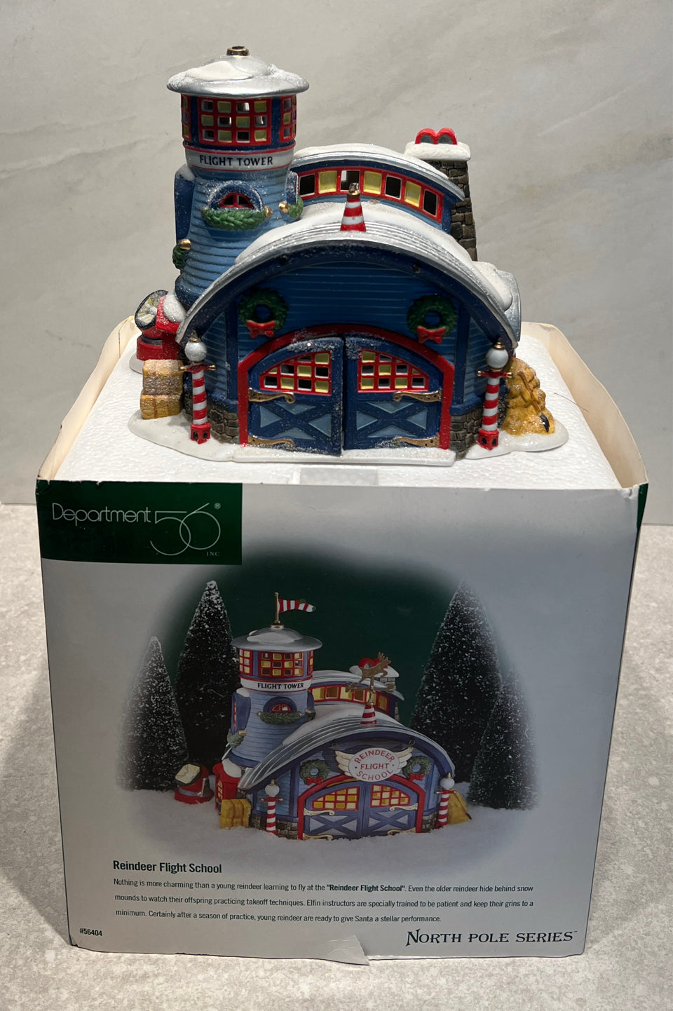 Dept. 56 Reindeer Flight School
