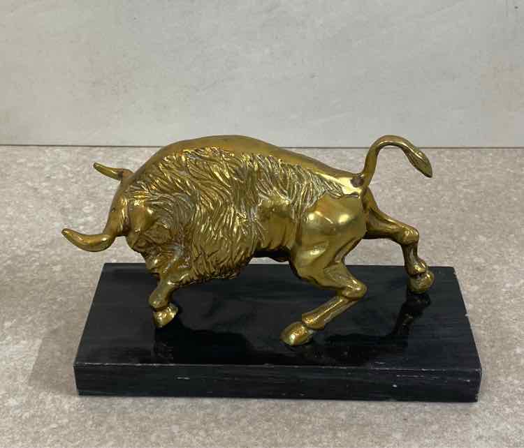 Brass Charging Bull