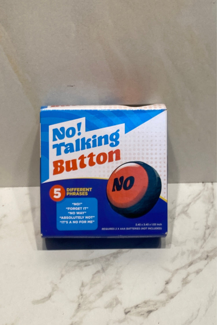 No Talking Button