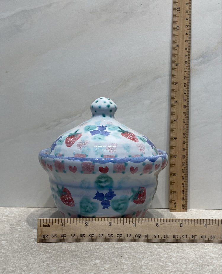 Signed Covered Bowl