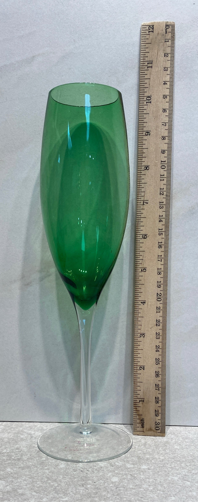 Set of 6 Green Glasses