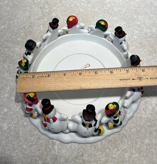 Snowman Candle Holder