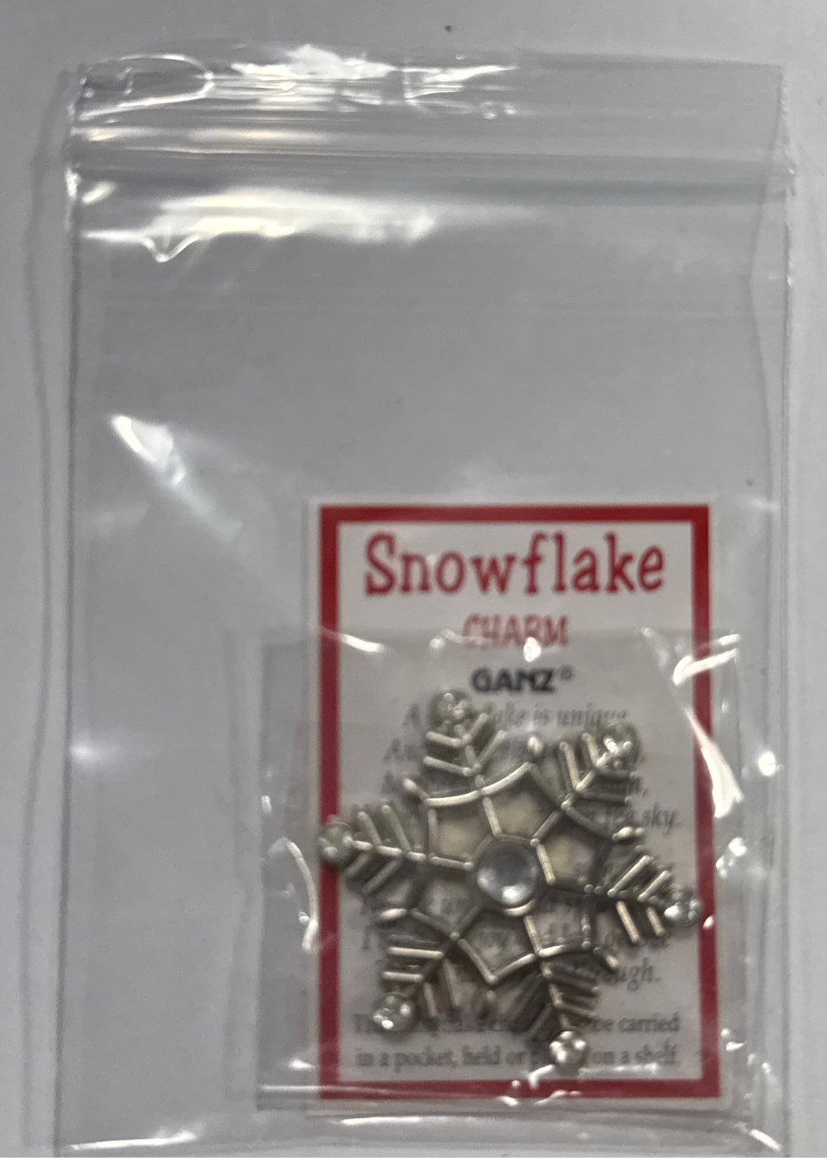 Snowflake Charm