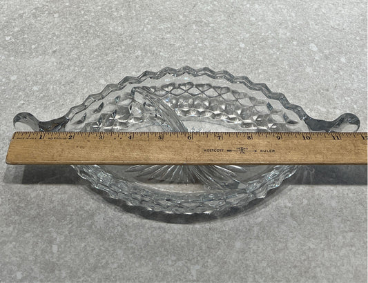 Fostoria America Divided Bowl