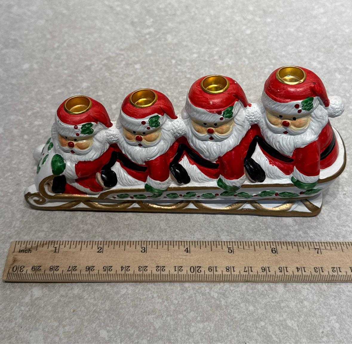 Santa Candleholder