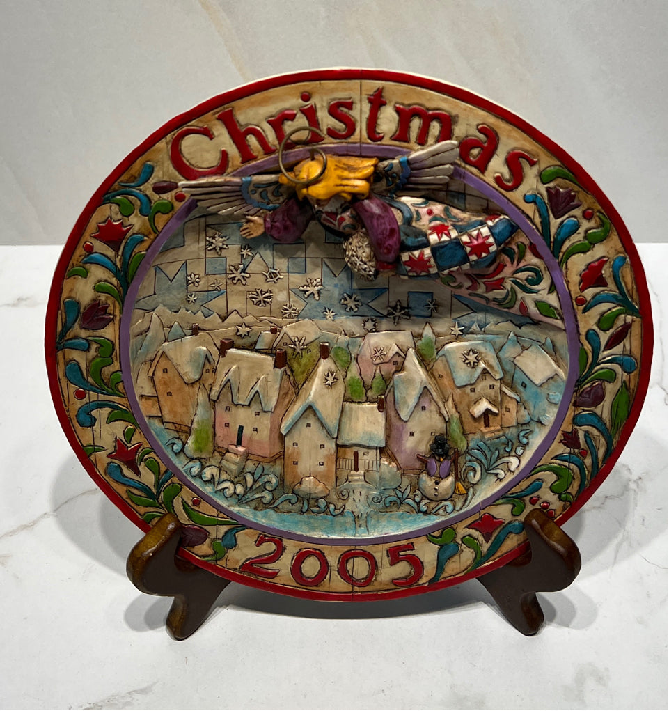 Jim Shore Christmas Plate