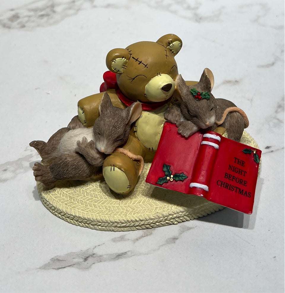 Christmas Mouse Figurine