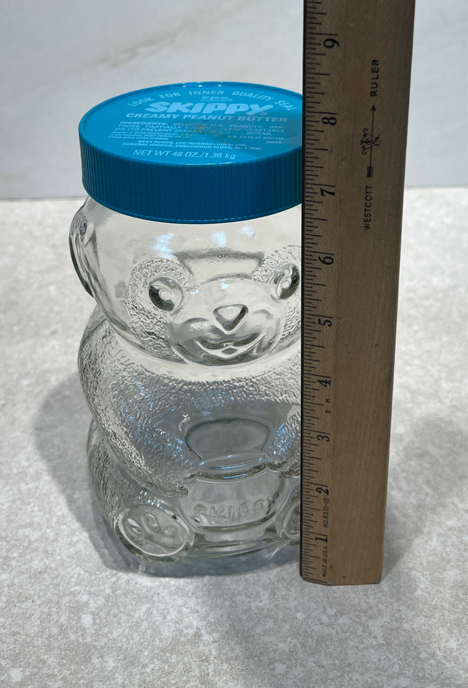 Covvered Skippy Jar