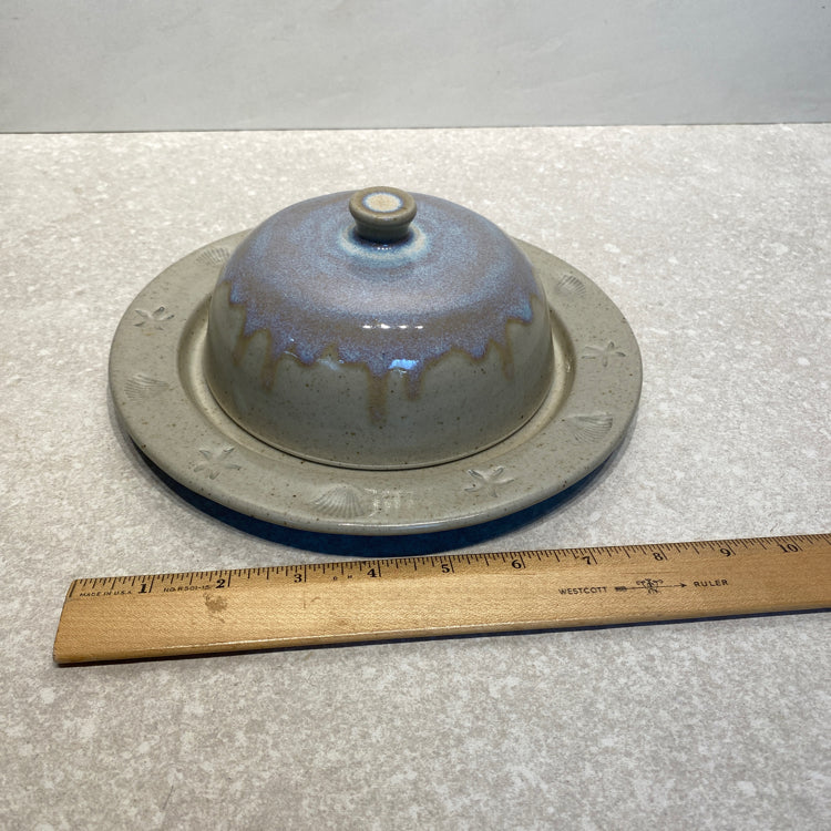 Covered Pottery Dish